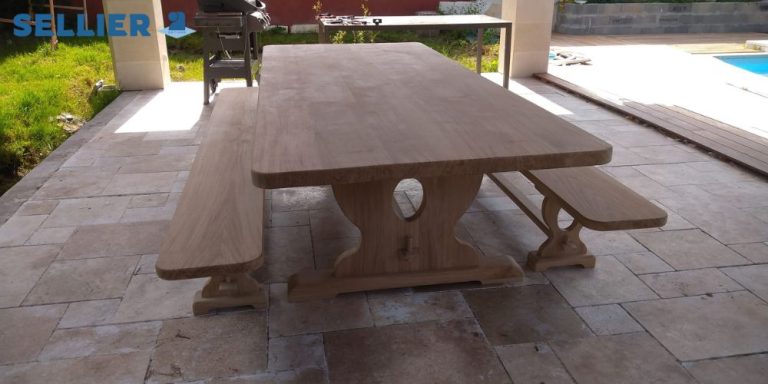 Fabrication d’une table monastère